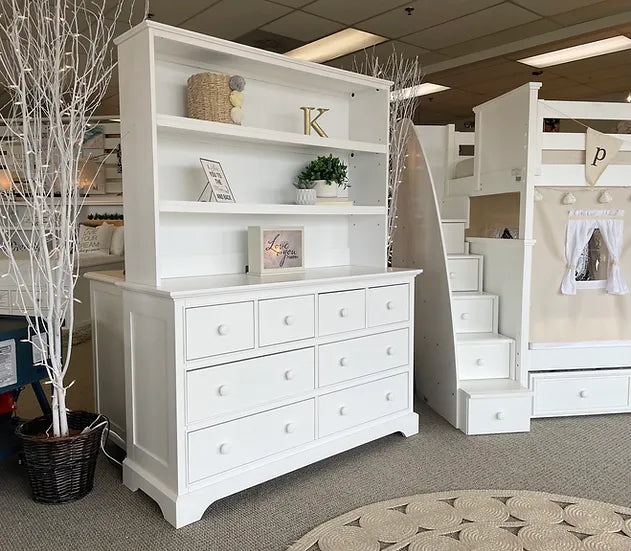 Waterford Double Dresser White - 8 Drawer