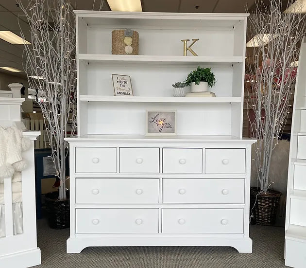 Waterford Double Dresser White - 8 Drawer