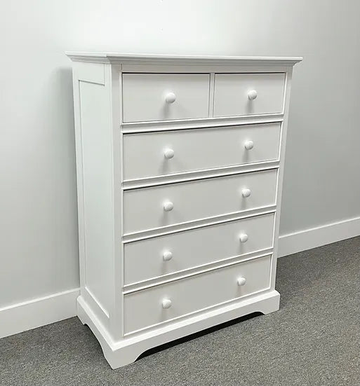 Waterford 6 Drawer Chest - White