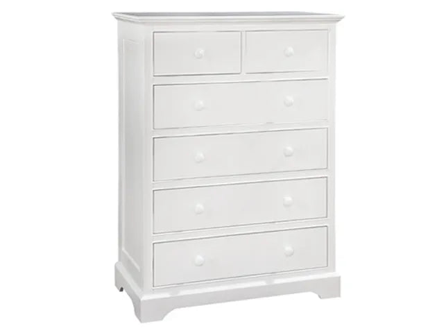 Waterford 6 Drawer Chest - White