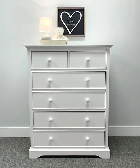 Waterford 6 Drawer Chest - White