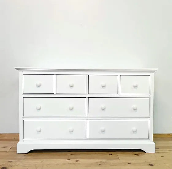 Waterford Double Dresser White - 8 Drawer