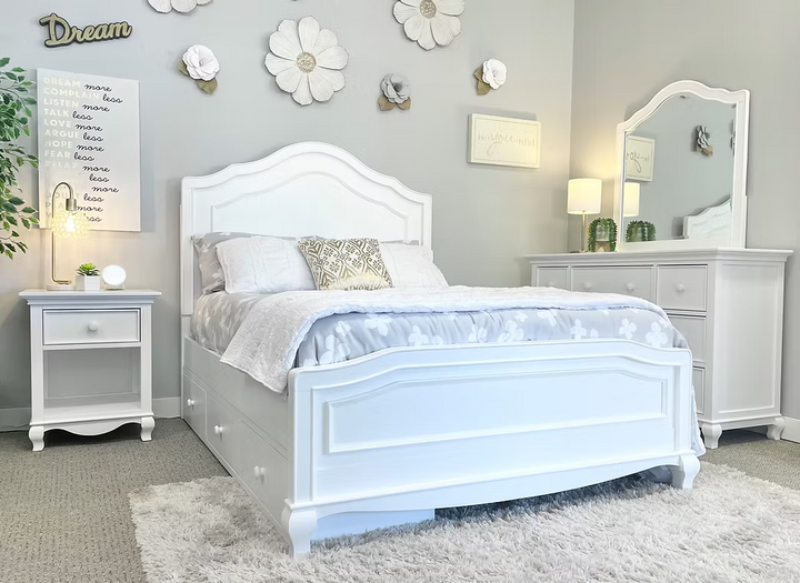 Cassie Night Stand Bright White