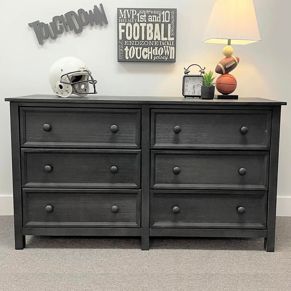 grey weathered dresser Furniture of America Swanley Weathered Gray Dresser