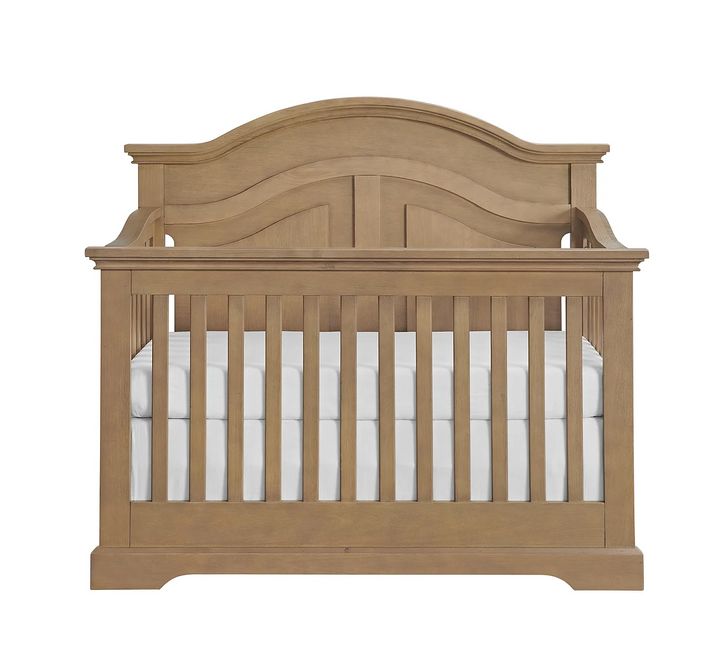 Camille Curved Convertible Crib Weathered Sand