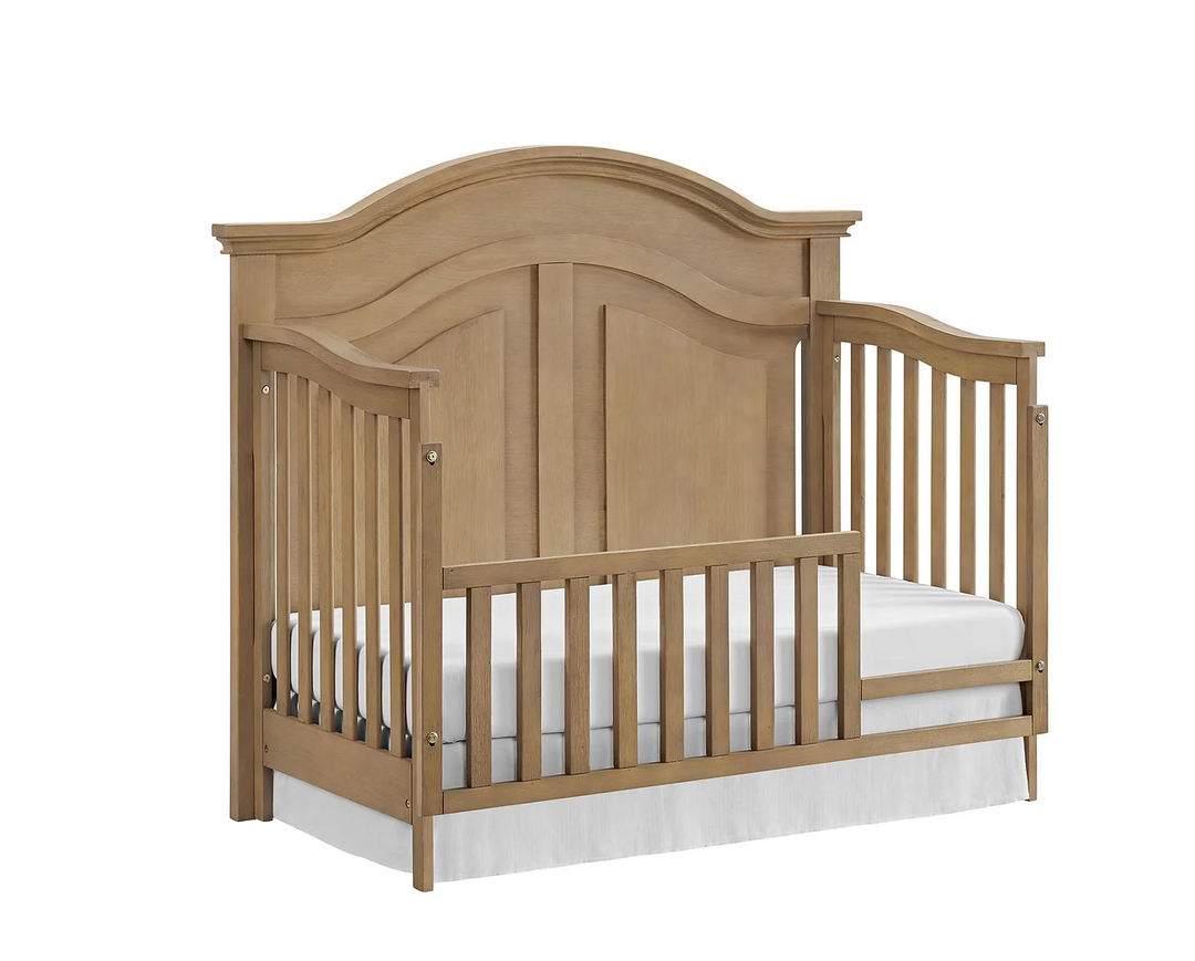 Camille Curved Convertible Crib Weathered Sand