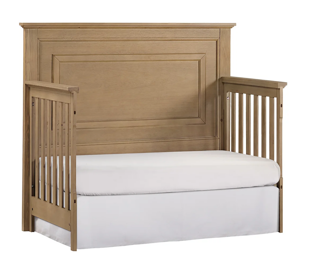 William Straight Panel Convertible Crib Weathered Sand