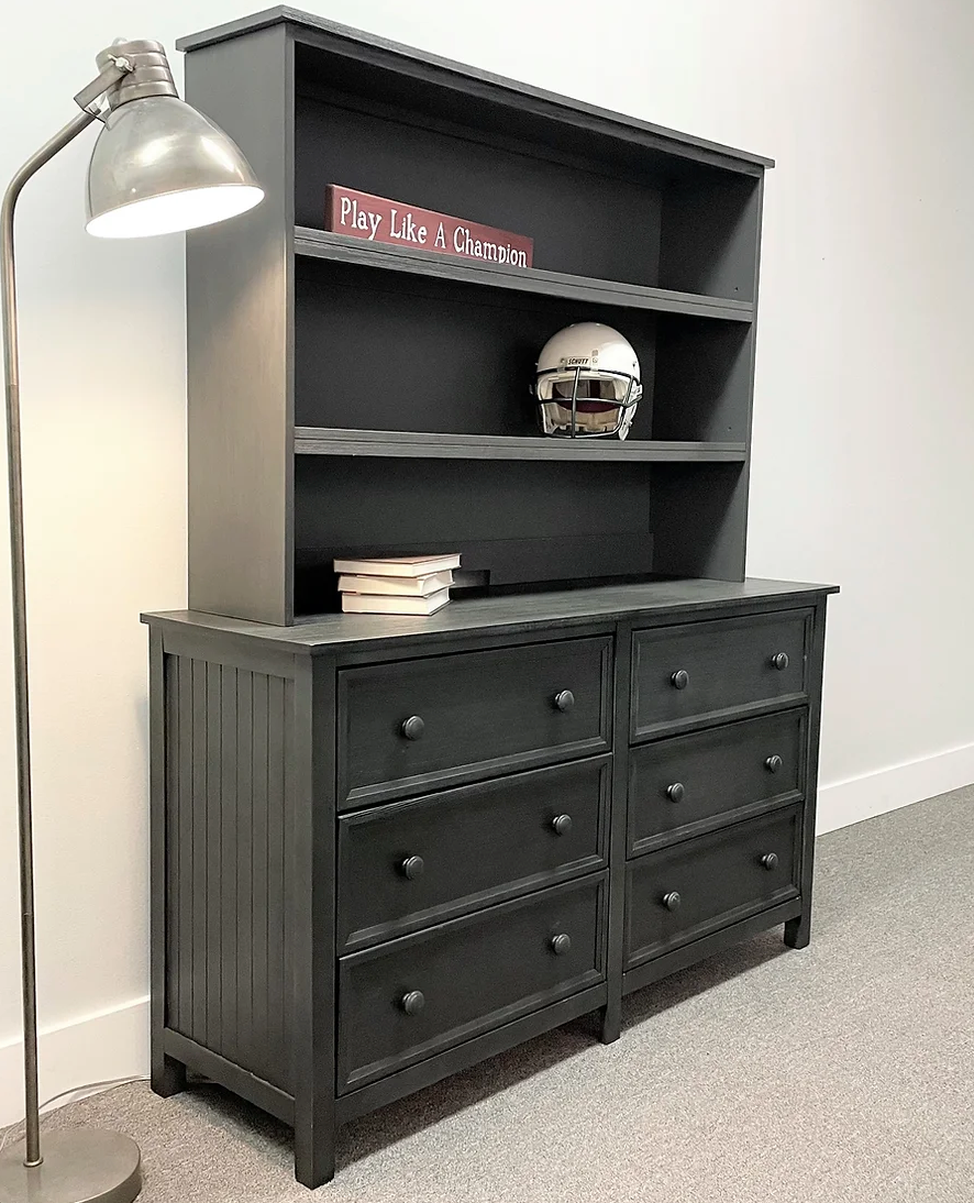 grey dresser with hutch Discovery Entertainment Dresser with Hutch Driftwood Grey