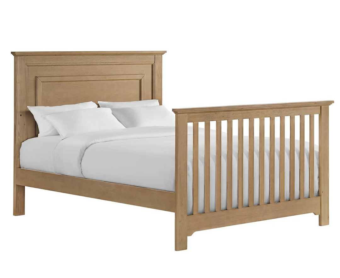 Crib Full Bed Conversion Rails Weathered Sand